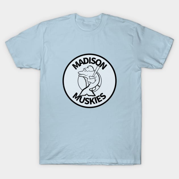 Defunct Madison Muskies Minor League Baseball 1983 T-Shirt by LocalZonly